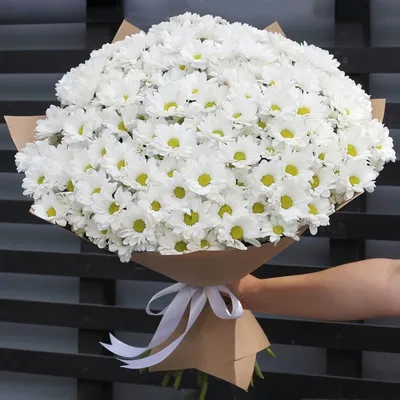 Заказать букет ромашек в коробке с доставкой по Днепру в интернет-магазине  Royal-Flowers