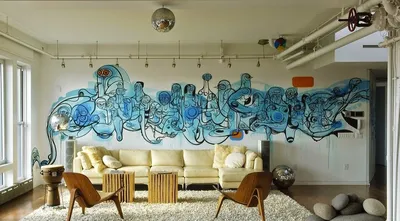 Современные взгляды и подходы к росписи стен в интерьере | Neko | Дзен