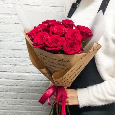 80 см) Российская роза 11 шт купить с доставкой по цене 2979 ₽ в Нижнем  Новгороде | Букеты от База Цветов 24