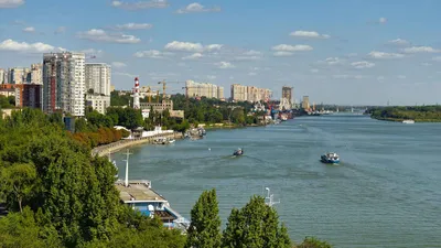 Фото Ростова-на-Дону: пейзажи с рекой и мостами