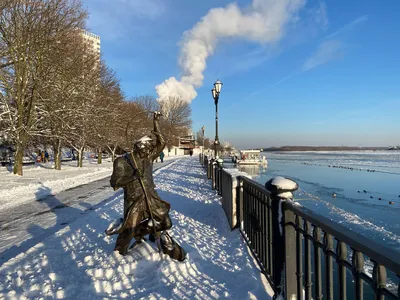 Как выглядит ночной Ростов зимой на примере двух локаций | Нескучный туризм  | Дзен