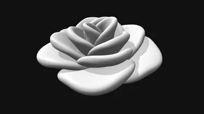 Rose 3D Model | BlackBee3D | Revit families - 3D Models and more