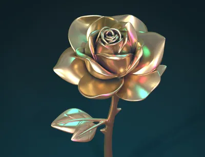 Super Realistic Rose (Roll-Up Design) by 3DPrintNovesia | Printables Store