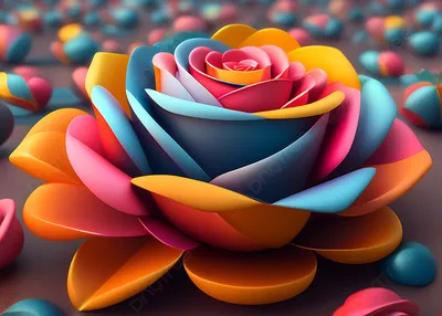 3D Rose, 3d, flowers, rose, HD phone wallpaper | Peakpx