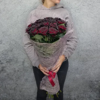 Букет черных роз Блек Баккара – купить с доставкой по Москве. Цена ниже!