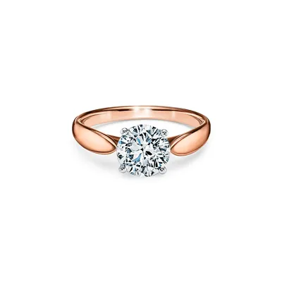 Lordes 14k Rose Round Brilliant Full Bezel Set Celestial Engagement Ring |  Albuquerque | Nob Hill — Albuquerque | Jewelry | Engagement Rings |  Albuquerque | New Mexico | Ooh! Aah! Jewelry