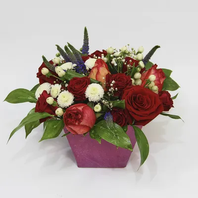 Букет из 51 розы (Madam Red) - Цветочный Маркет 24 в Видном