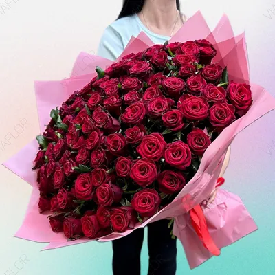 51 роза Гран При - купить с бесплатной доставкой в Москве |  Интернет-магазин цветов Flower-shop.ru