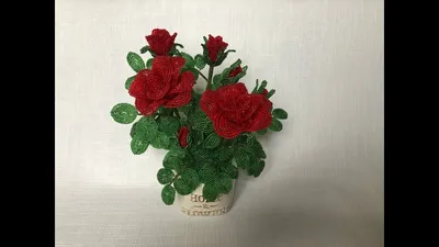 🌹 BEAD FLOWERS Star ROSE STEP-BY-STEP MK - YouTube