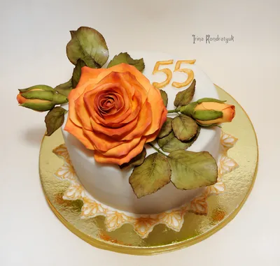 Рукоделки IrKo :): Торт \"Роза на юбилей\" / Rose Cake