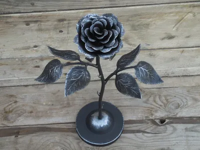 Роза из листового металла - YouTube