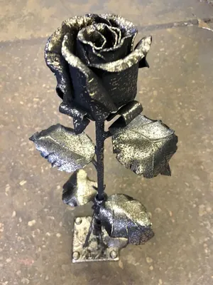 Роза из металла, кованые розы (ID#294206379), цена: 650 ₴, купить на Prom.ua