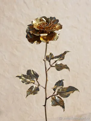 Роза из нержавейки. | Пикабу
