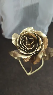 Роза из металла» — создано в Шедевруме