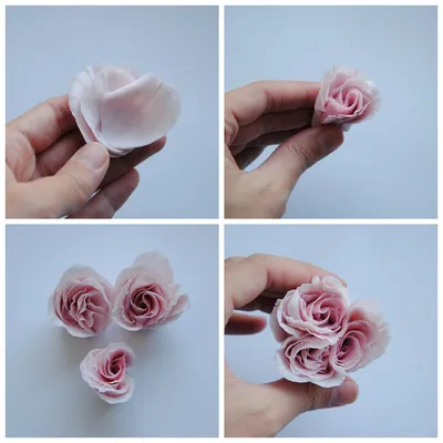 Ручная работа: Лепка роз из полимерной глины