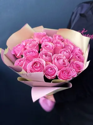 Купить Букет 21 роза Кения Нежно-розовый цена 2390 ₽ доставка Томск