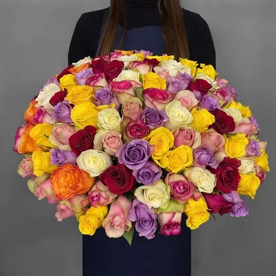 Роза Кения 40 см, MIX - заказать цветы с доставкой в Ульяновске - Вам Букет