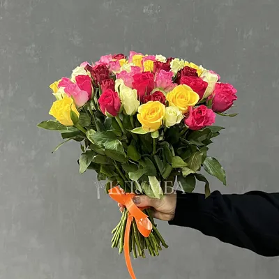 Купить «Роза Кения в нежных оттенках» с доставкой в Чите - «Flowers World»
