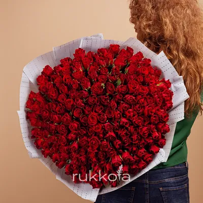 Розы Кения 51 шт красно-белый микс доставка в Уфе | «МосРозаОпт»