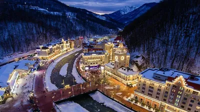 Горные развлечения: зима - Отель Рэдиссон Роза Хутор / Radisson Rosa Khutor  Красная поляна (курорт)