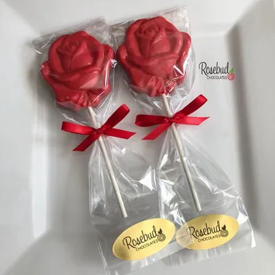 12 ROSE Bloom Chocolate Lollipop Flowers Wedding Birthday Party Favors |  Chocolate roses, Chocolate wedding favors, Chocolate lollipops
