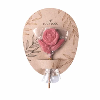Chocolate Rose Lollipop – Stage Stop Candy