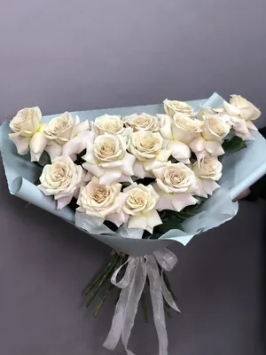 Свадебный букет роз Мента | доставка по Москве и области
