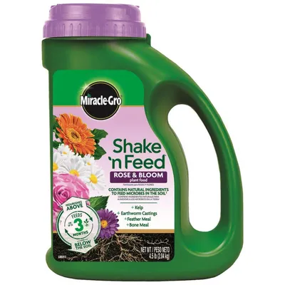 Miracle-Gro Shake 'n Feed 4.5 lbs. Rose and Bloom Plant Food 300221005 -  The Home Depot