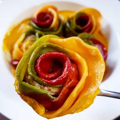 Rose shaped momo - Food — Steemit