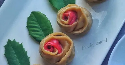 Blooming rose momo Recipe by Flavors by Soumi - Cookpad