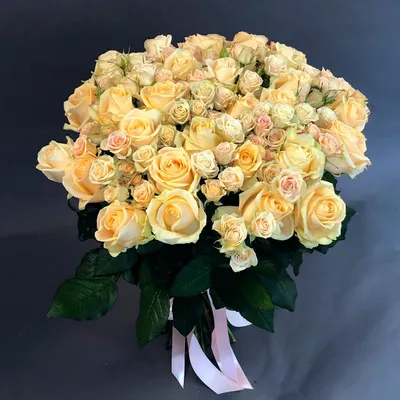Кремовые розы Минске
