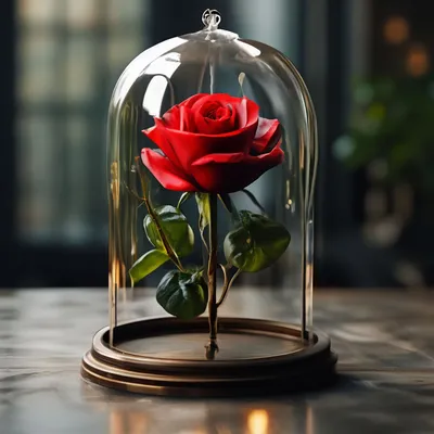 Роза в колбе с LED подсветкой 20 см, Красная / Вечная роза под куполом /  Цветок-Ночник в колбе (ID#1184561597), цена: 570 ₴, купить на Prom.ua