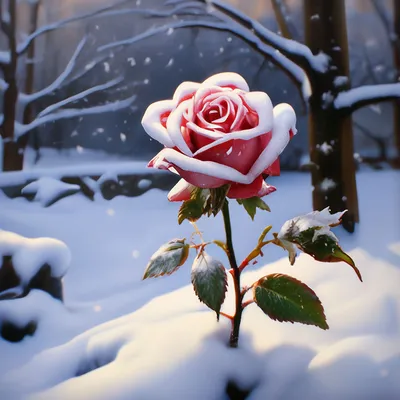 Первый снег. Розы в снегу. | Розовый сад творчество для души. | Дзен