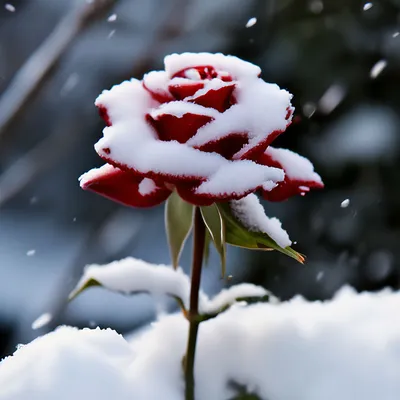 Сад для души: Как укрыть розы если уже выпал снег