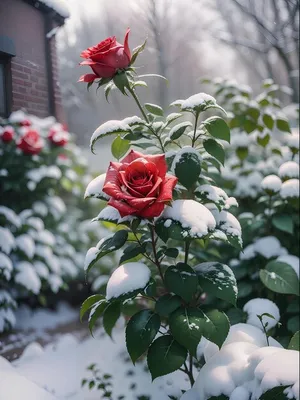 Фотография Роза на снегу №160771 - «Зимняя сказка» (17.01.2024 - 14:45)