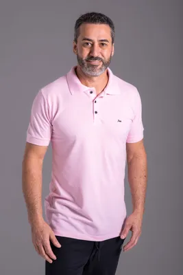 Camisa Polo Rosa - Anarhu