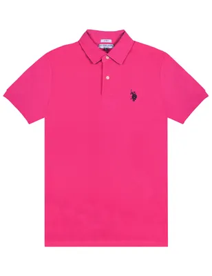 Polo Hombre Rosa Interlock – El Capote