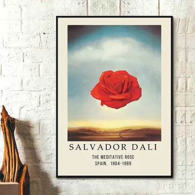 Salvador Dalí | 'Red Rose' | MutualArt