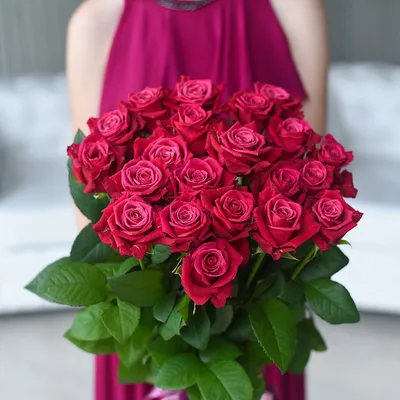 Малиновая роза Шангрила | купить недорого | доставка по Москве и области