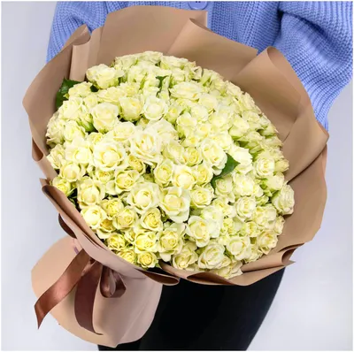 Купить букет \"Верба и Роза Сноуфлейк\" в коробке - цветочный магазин  Мегацвет24, доставка