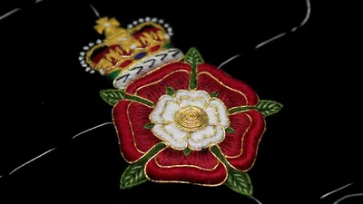 Великобритания 2 Шиллинга 1948 год КМ# 865 Роза Тюдоров Георг VI