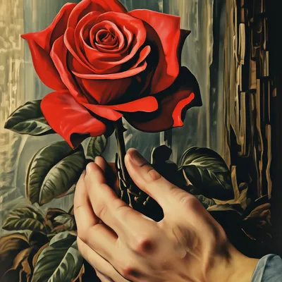 Красная Роза В Руке Девушки - Бесплатное фото на Pixabay - Pixabay