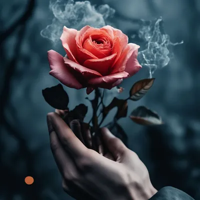 Роза в огне - 72 фото