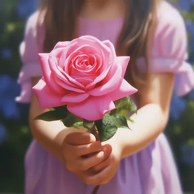 3d изображение руки с красной розой, 3d мультфильм рука держит цветок  красной розы на изолированном фоне, Hd фотография фото, Роза фон картинки и  Фото для бесплатной загрузки