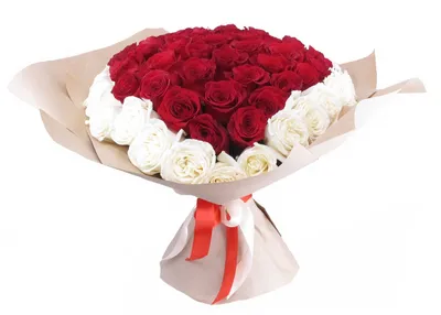 Букет красных роз ко дню святого валентина | Премиум Фото