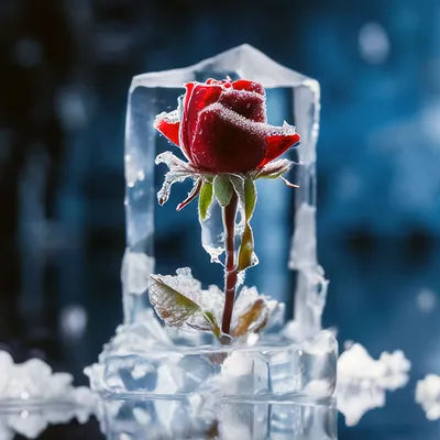 Фотообои на двери URBAN Design UDD-017 Лед Красная роза, 97 х 202 см,  самоклеющиеся - купить по выгодной цене в интернет-магазине OZON (468066394)