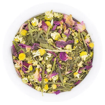 Купить Зеленый чай с Лавандой, Розой и Мятой (100 г), Lavender Rose Mint  Green Tea, Navvayd | Joom