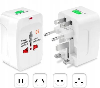 ᐉ Переходник универсальный Adaptor с китайской/американской вилкой