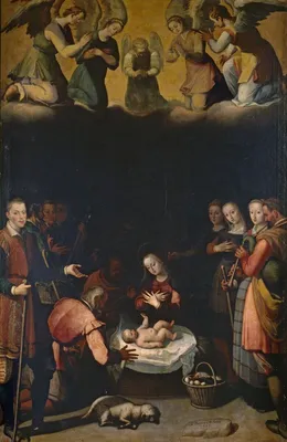 Девушка обнаружила на картине с младенцем Иисусом пасхалку