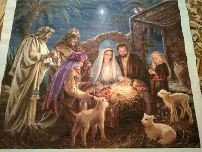 Раскраска Рождение Иисуса Христа: распечатать бесплатно, скачать